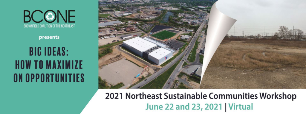 Warren Kirshenbaum and Melina Ambrosino of The Cherrytree Group presented during the 2021 Brownfield Coalition of the Northeast.