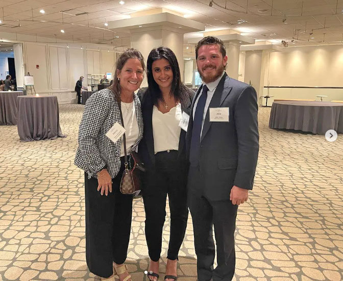 Melina Ambrosino and Jacob Vezga of The Cherrytree Group at New England Women in Energy and the Environment 11th Annual Awards Gala celebrating the accomplishments of women in the energy and environment fields